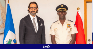L’Ambassadeur du Canada rencontre le Directeur Général a.i. de la PNH pour discuter de la coopération sécuritaire