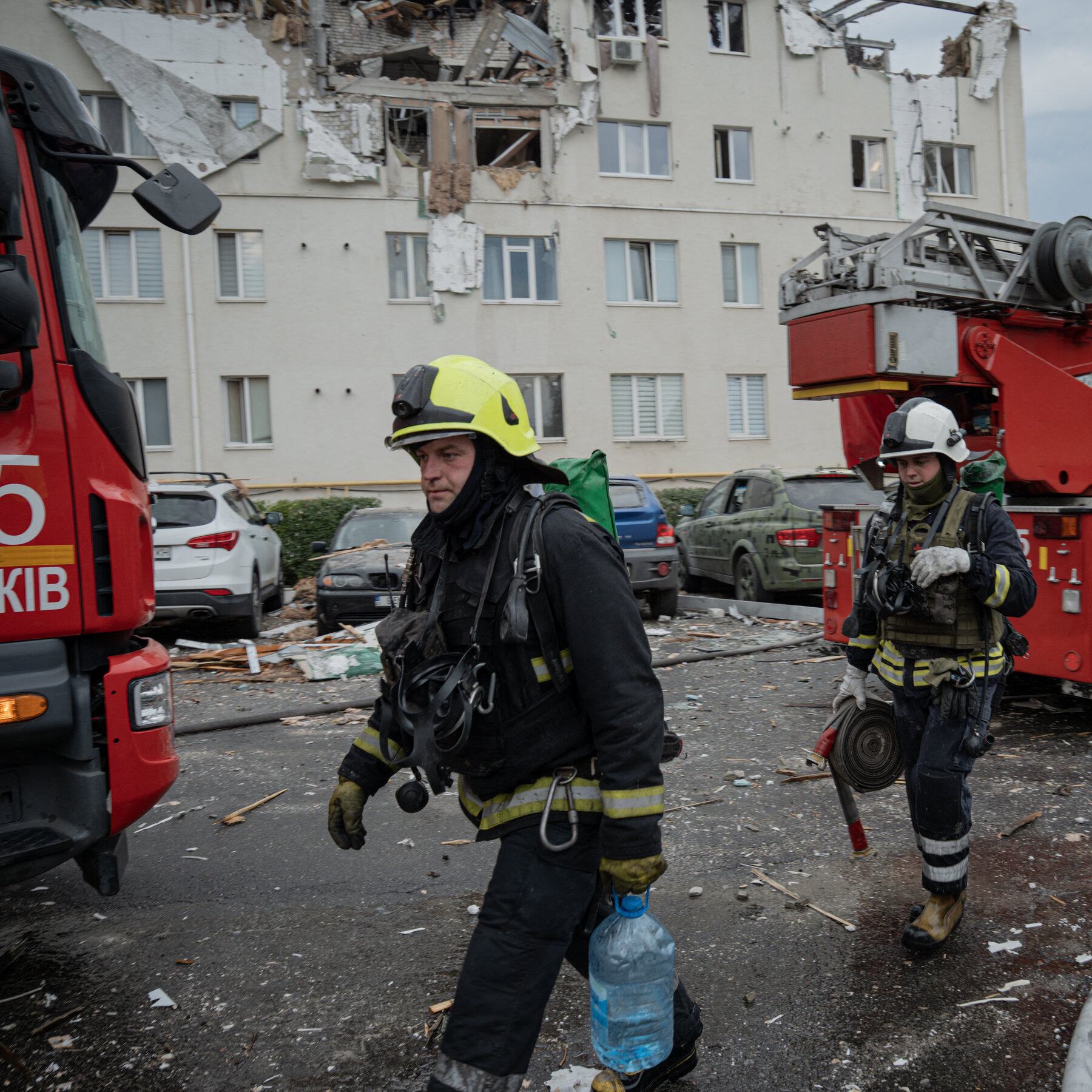 Russia Strikes Ukraine Hours After White House Meetings