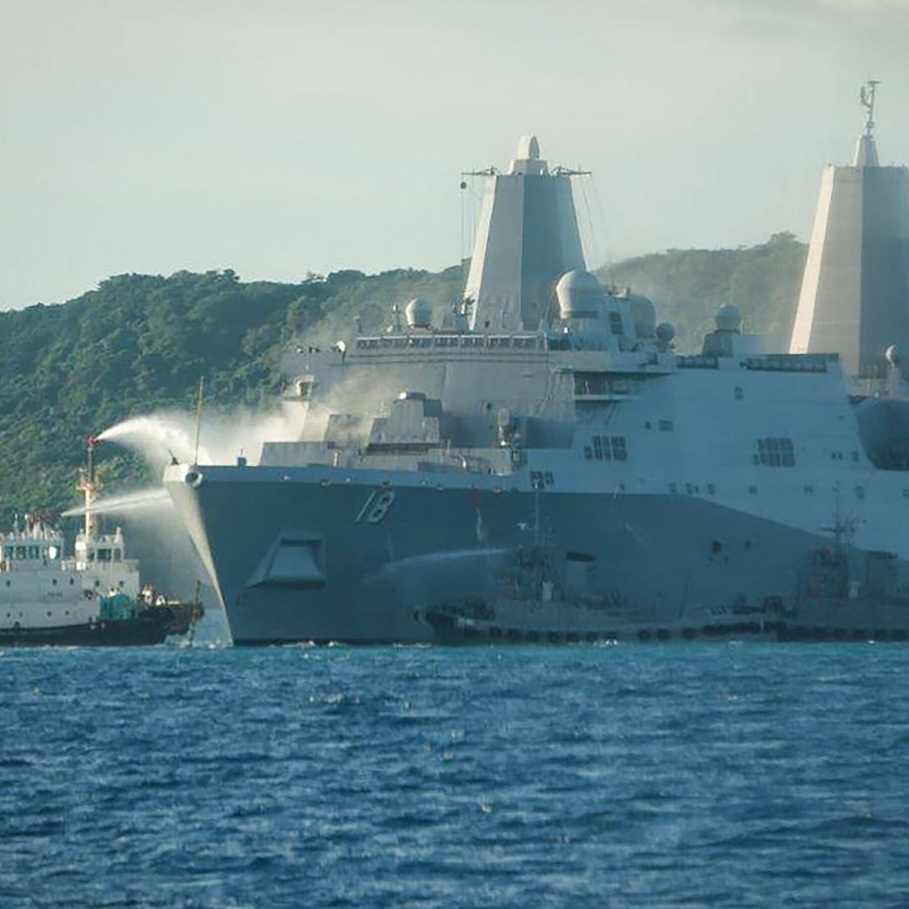 Fire on U.S. Navy Ship in Japan Extinguished After 12 Hours