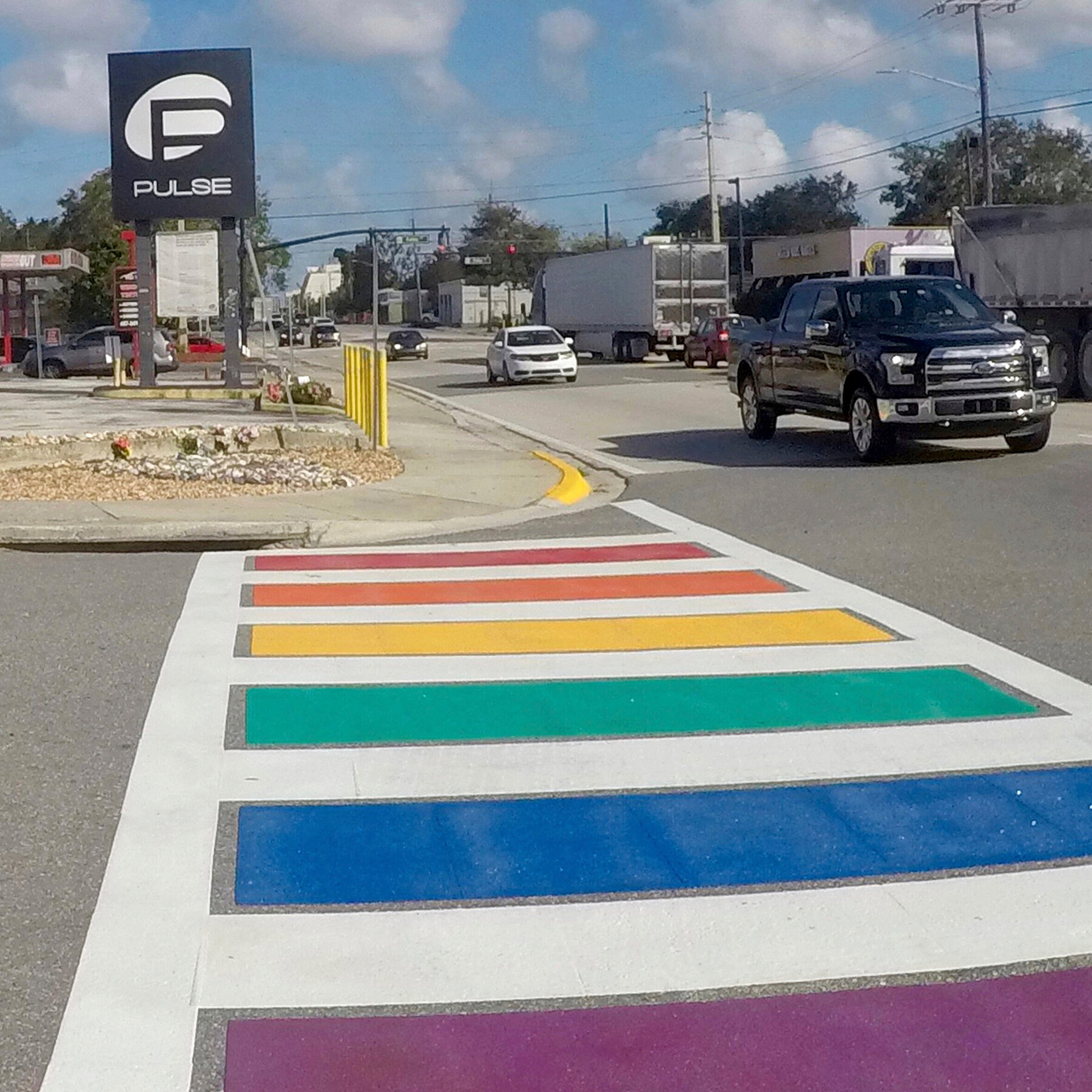 Florida Paints Over Rainbow Memorial for Pulse Nightclub Shooting Victims