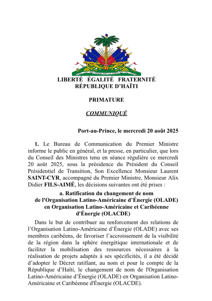 L’Edito du Rezo – Conseil des ministres de mercredi « yon jwèt manje tè »