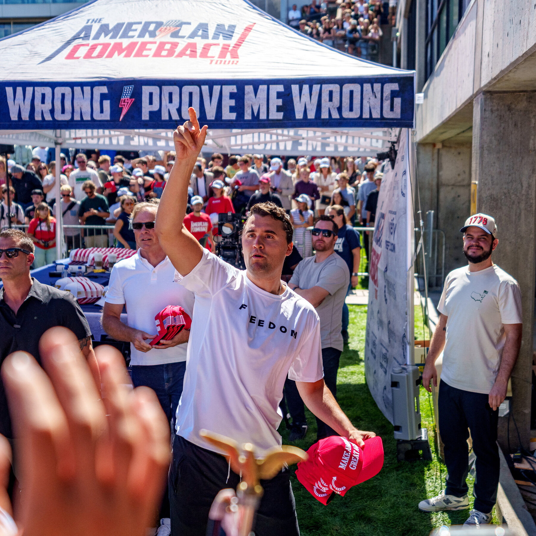 Security at Charlie Kirk Event Seemed Light to Those Who Attended