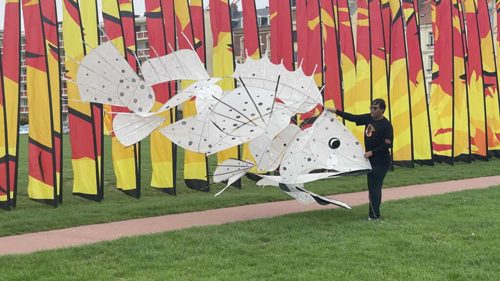 ‘No borders in the sky’ as kites from 30 countries fly over Dieppe