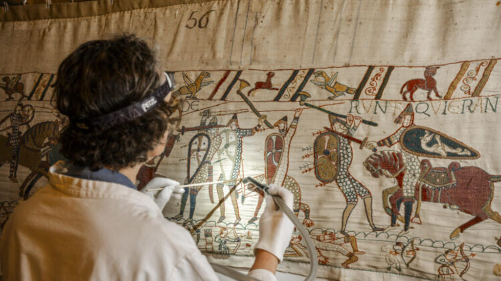 Macron’s office plays down fears over Bayeux Tapestry loan to London