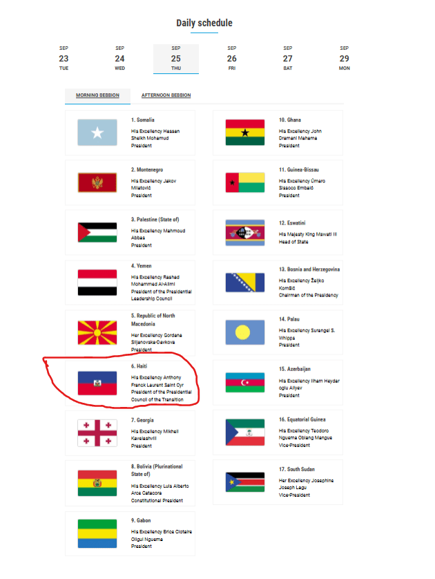 Bouillon réchauffé sous Ariel Henry, servi comme petit-déjeuner à l’ONU : jeudi matin, Laurent Saint-Cyr arrive