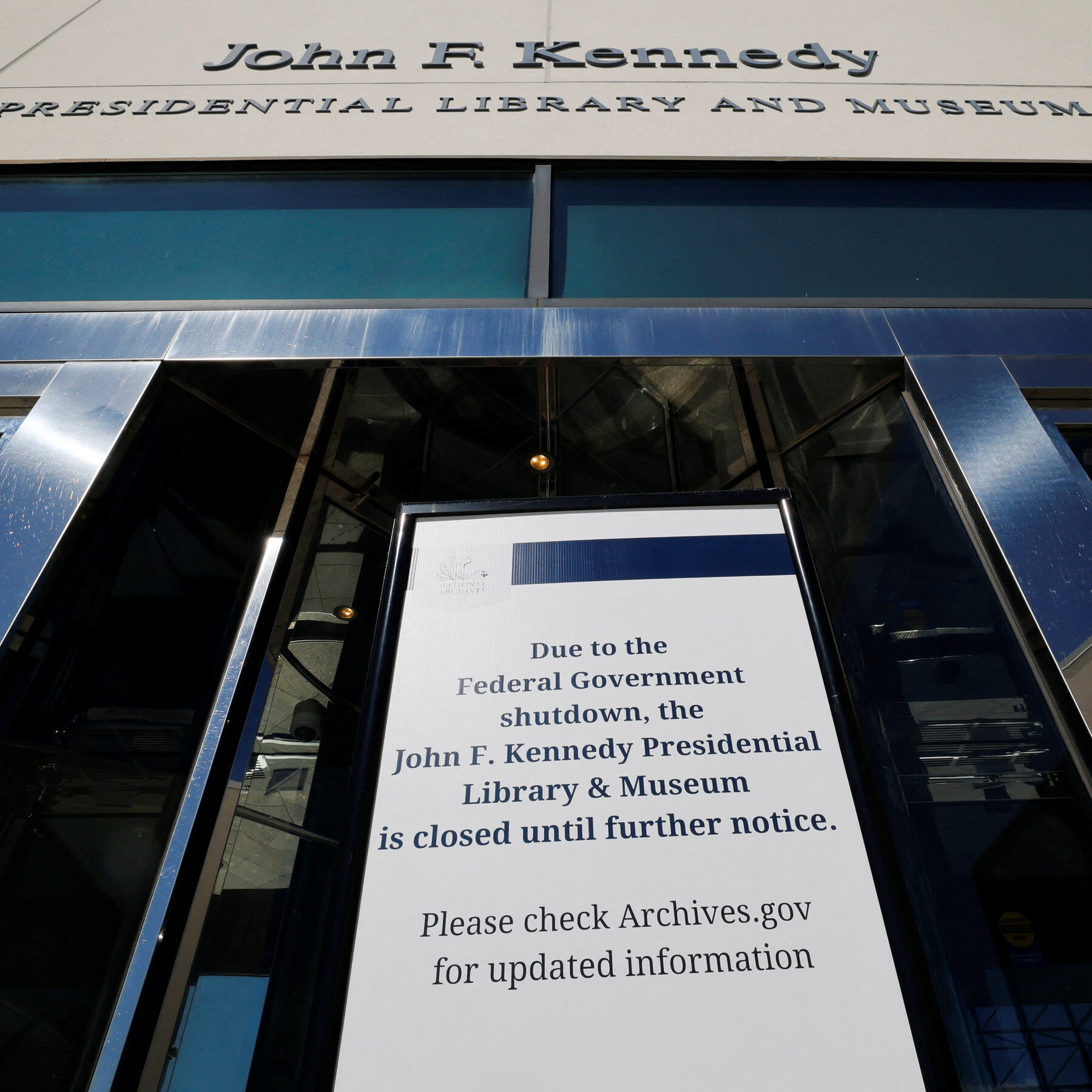 ‘Bummed’ Visitors Are Turned Away From Closed Presidential Library