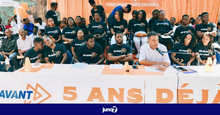 A l’occasion du cinquième anniversaire du parti En Avant, Jerry Tardieu fait un appel à la jeunesse