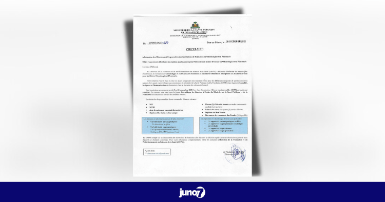 Le MSPP lance les inscriptions aux examens d’État pour les filières Pharmacie et Odontologie