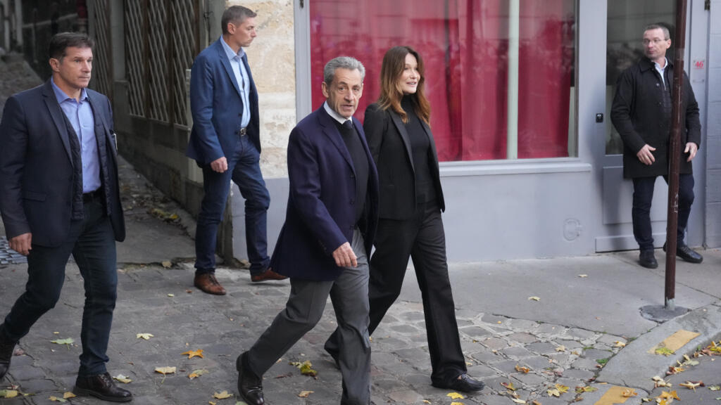 France's Sarkozy proclaims innocence as five-year jail term gets underway