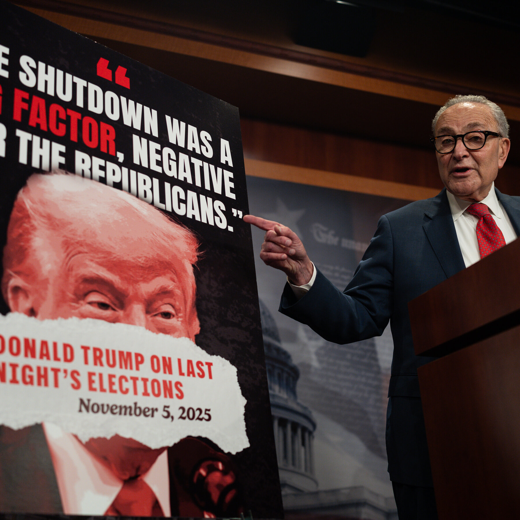 Democrats Dig In on Shutdown After Election Wins