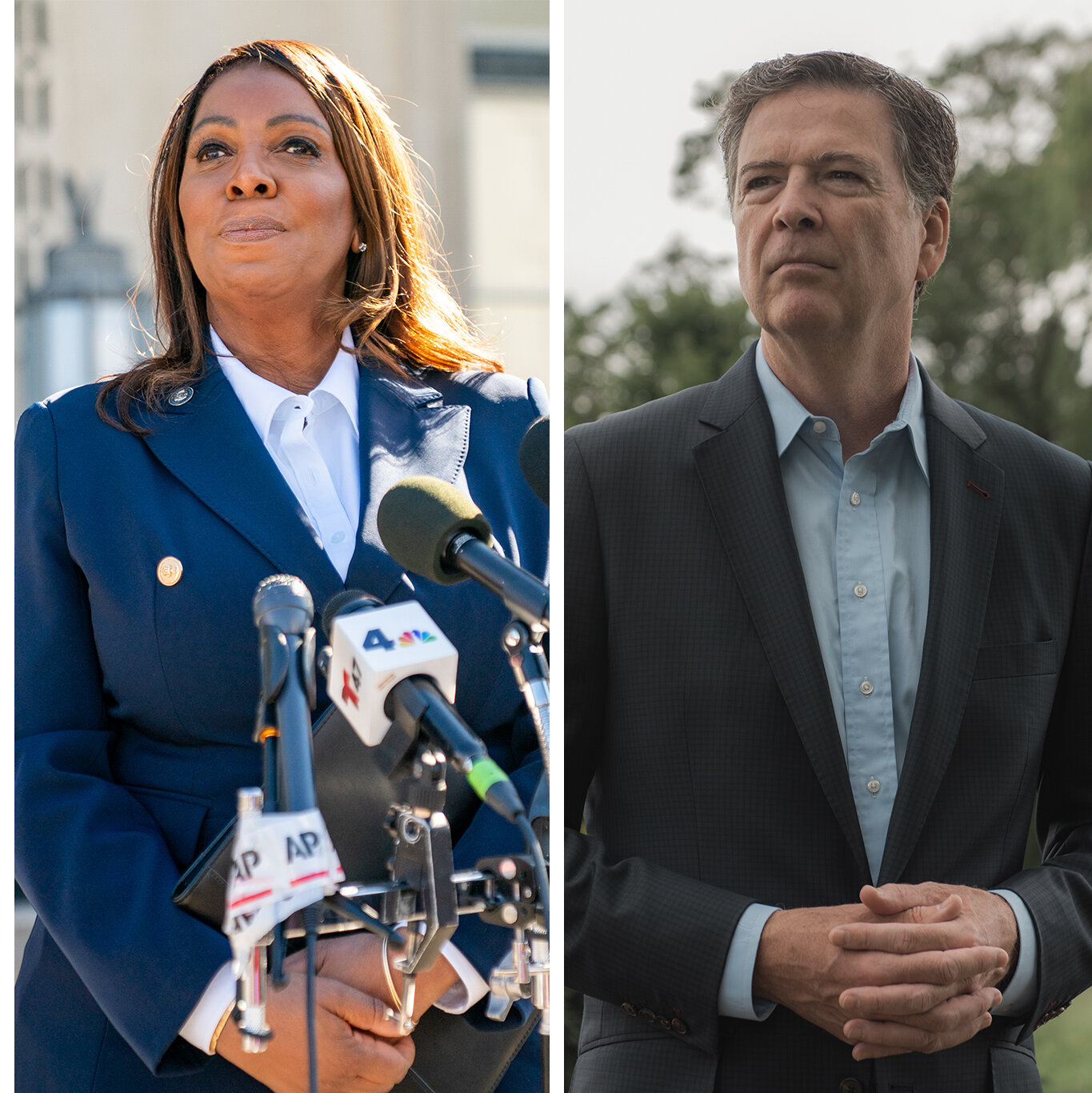 Florida Man Threatened James Comey and Letitia James, Complaint Says