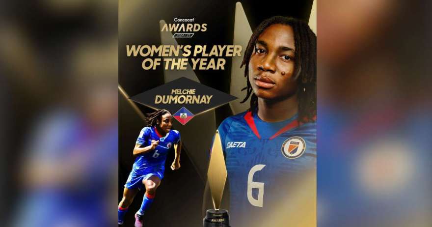 Melchie Dumornay sacrée Joueuse de l’année 2024/25 de la Concacaf