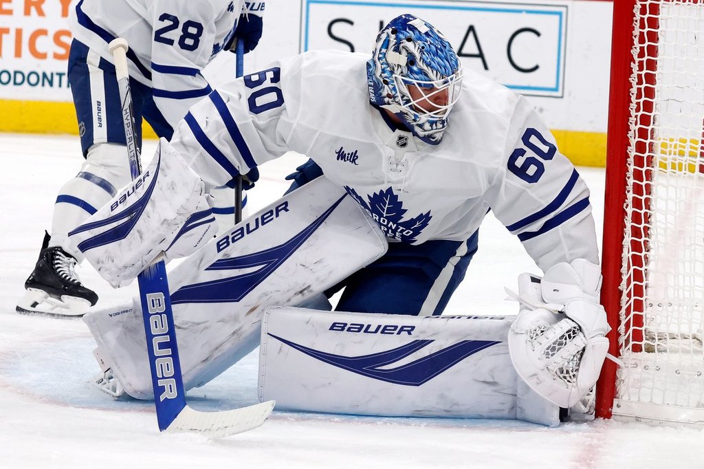 Injured Leafs G Joseph Woll out at least a week