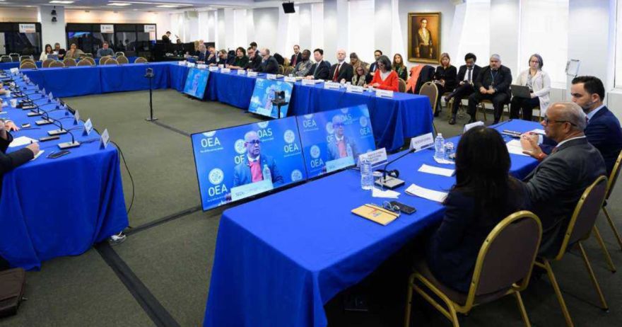 Albert Ramdin rencontre les Observateurs permanents de l’OEA pour évoquer l’urgence de la situation en Haïti