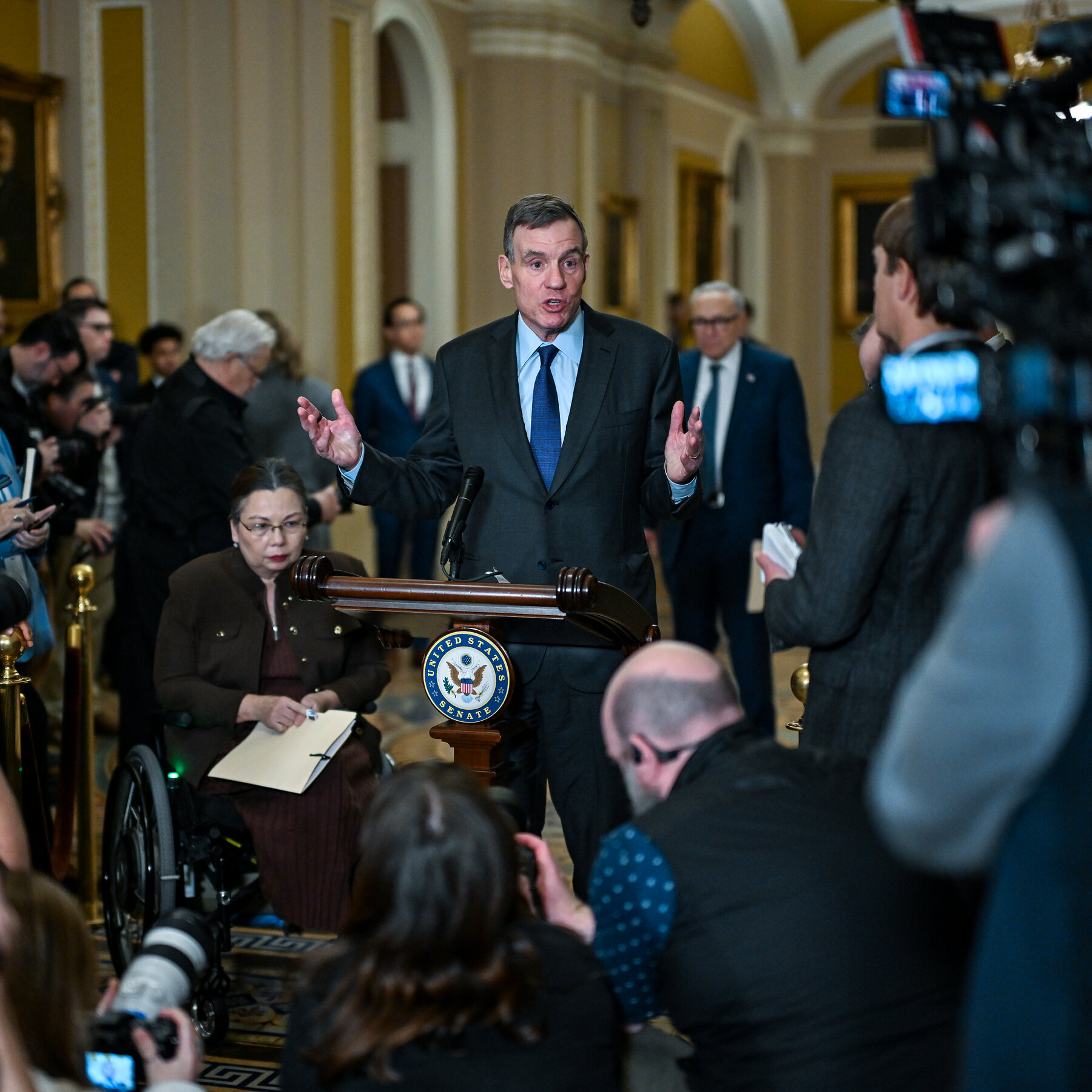 Senate Democrat Says a U.S. Strike on Iran Risks Strengthening Its Government