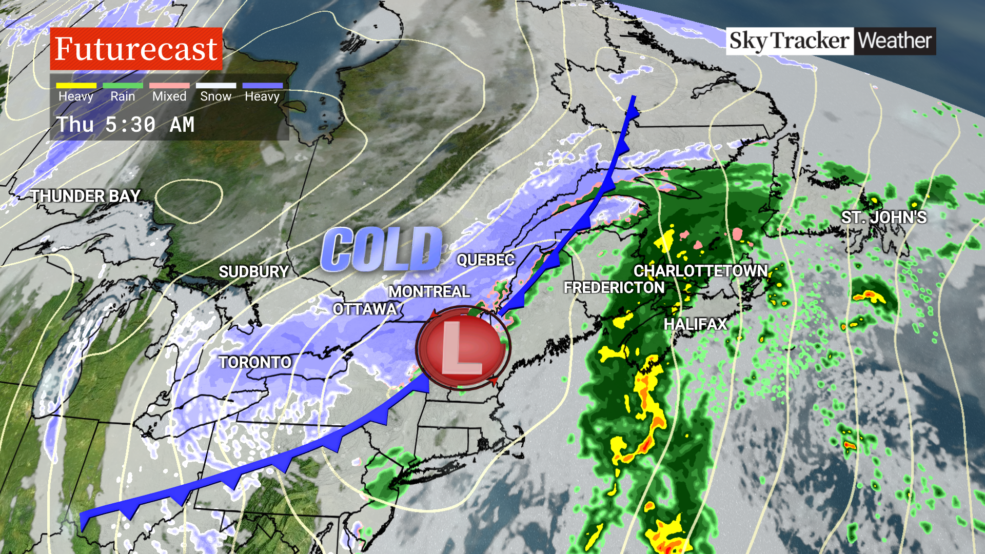 ‘Potent cold front’ to move across Ontario, more snow on the way for Quebec