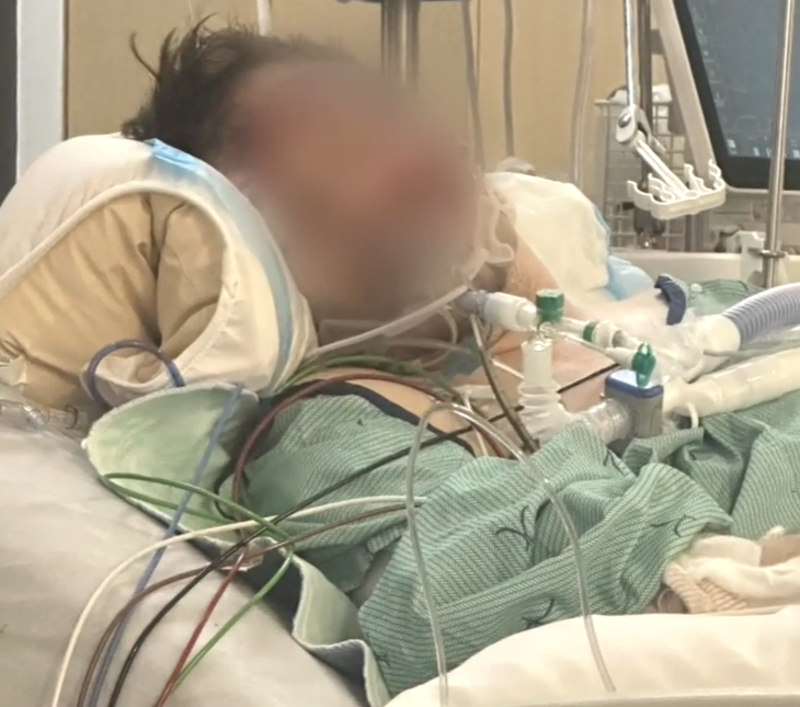 ‘You don’t think it will happen to you’: father warns after son hit by bus while wearing headphones