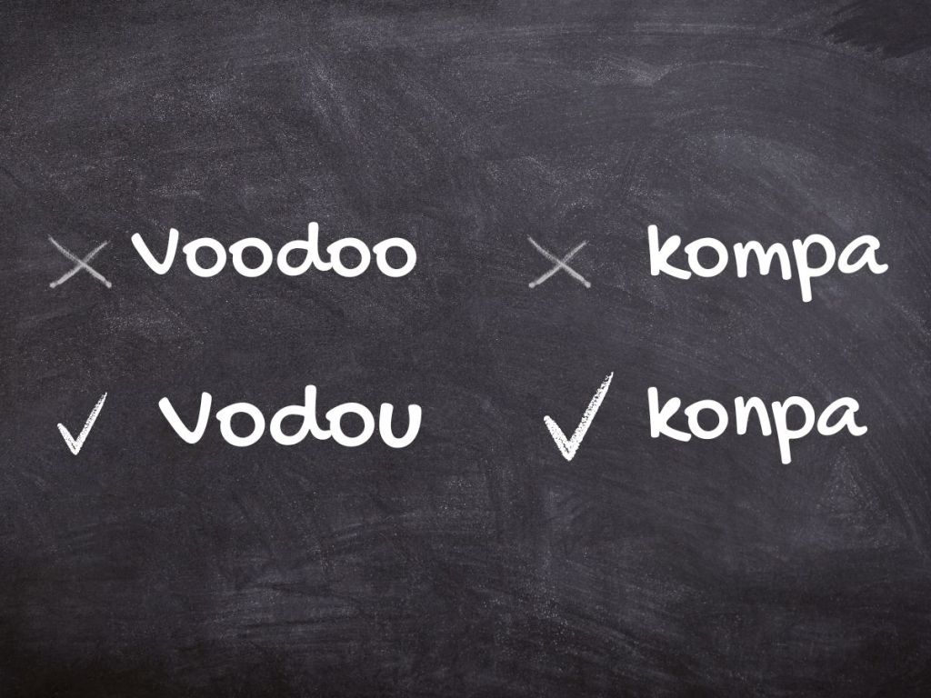 A friendly Haitian Creole spelling PSA: It’s Vodou and konpa 