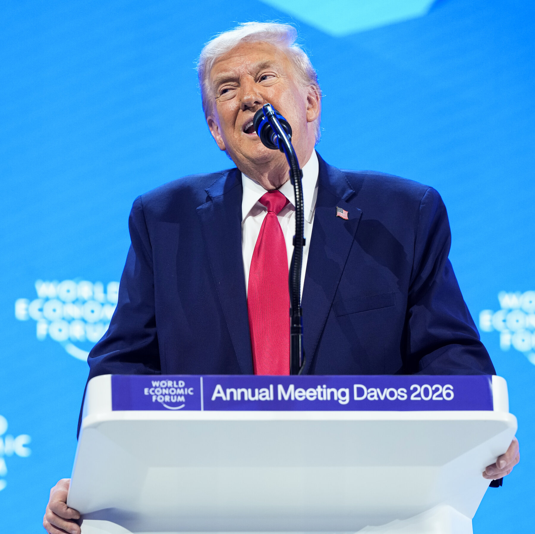 Trump Demands Control of Greenland but Rules Out Military Force in Davos Speech