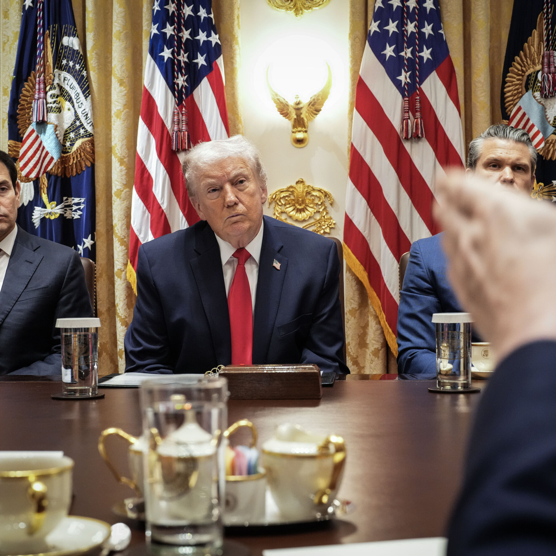 Trump Says He Only Appeared to Nod Off in Last Cabinet Meeting Because It Was ‘Boring’