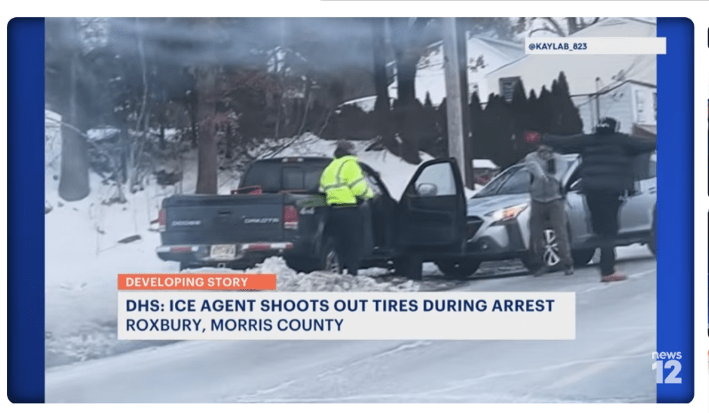 New Jersey : un agent fédéral de ICE tire sur les pneus d’un véhicule lors d’une arrestation, enquête en cours