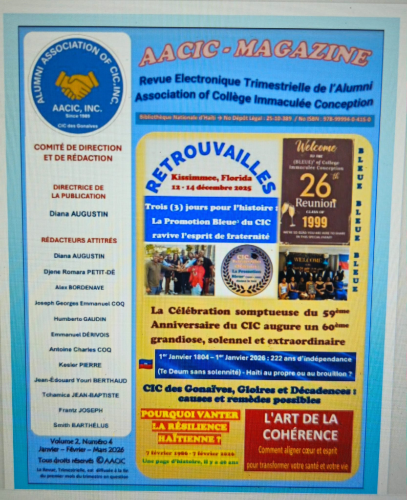 AACIC Magazine, Volume II, Numéro 4 | Le CIC au-delà du territoire : former, relier, perpétuer — réseaux scolaires et continuité des cadres haïtiens