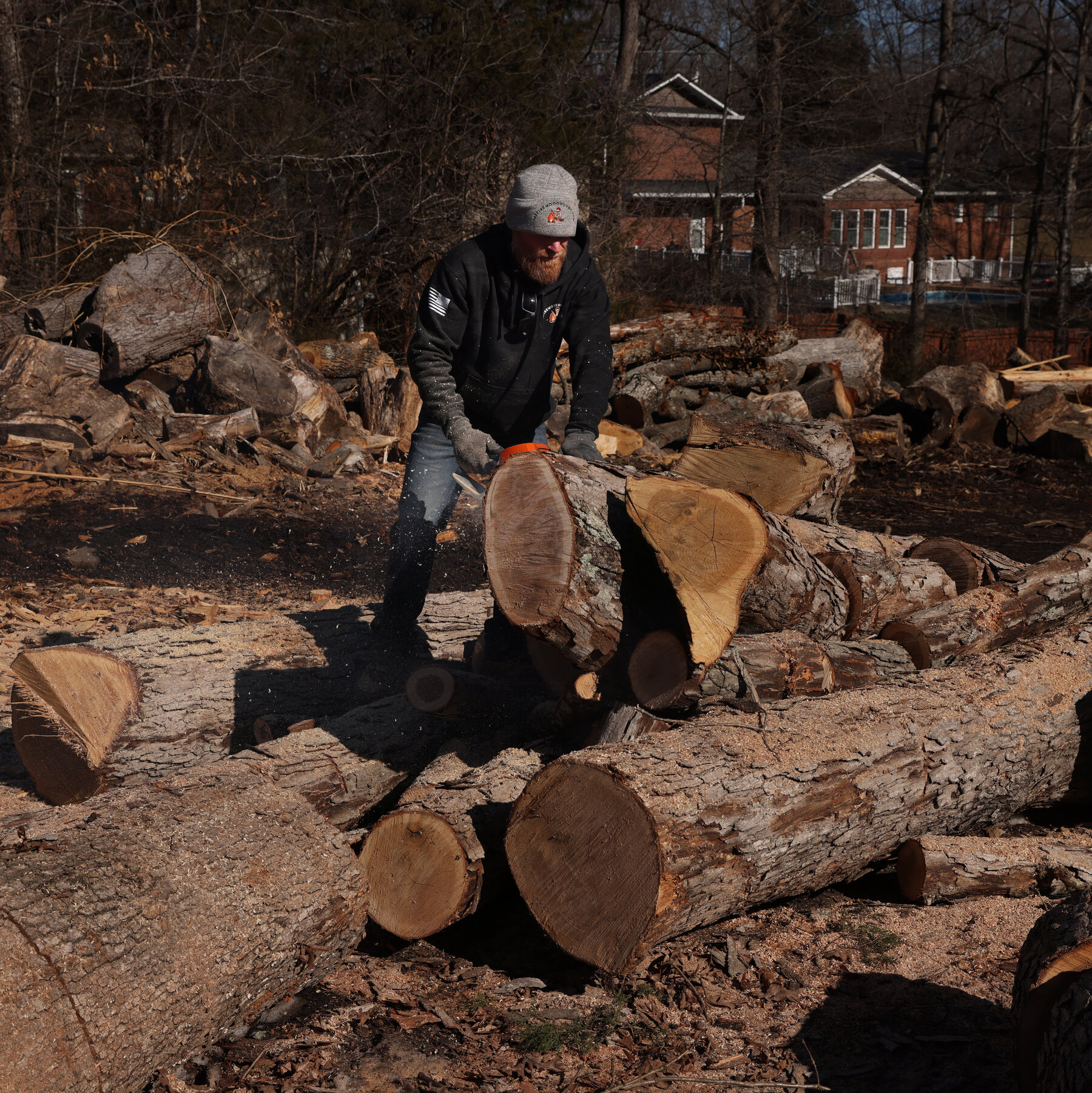 Shivering Americans Snap Up Firewood as Winter Grinds On