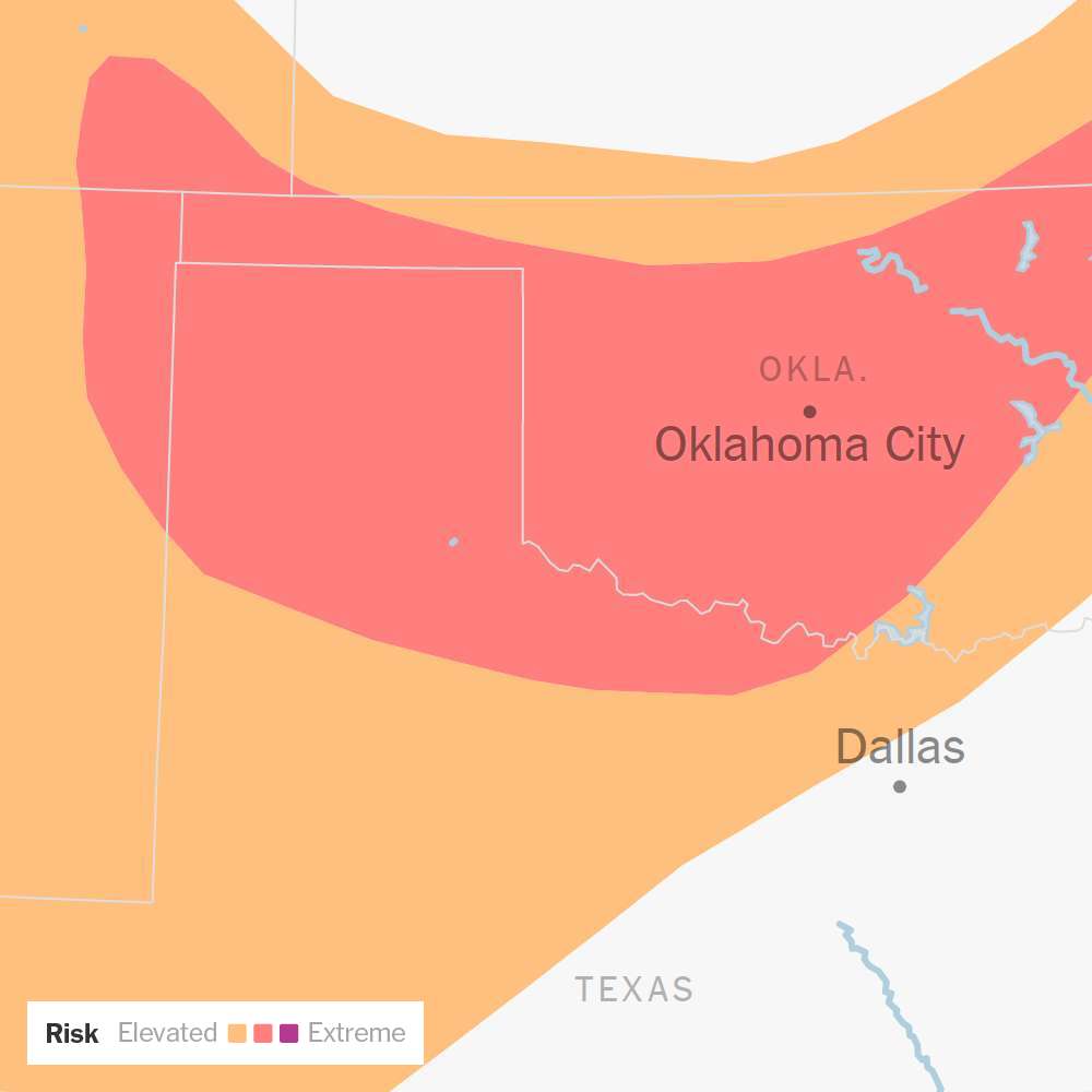 Powerful Winds and Wildfires Have the Southern Plains on Edge