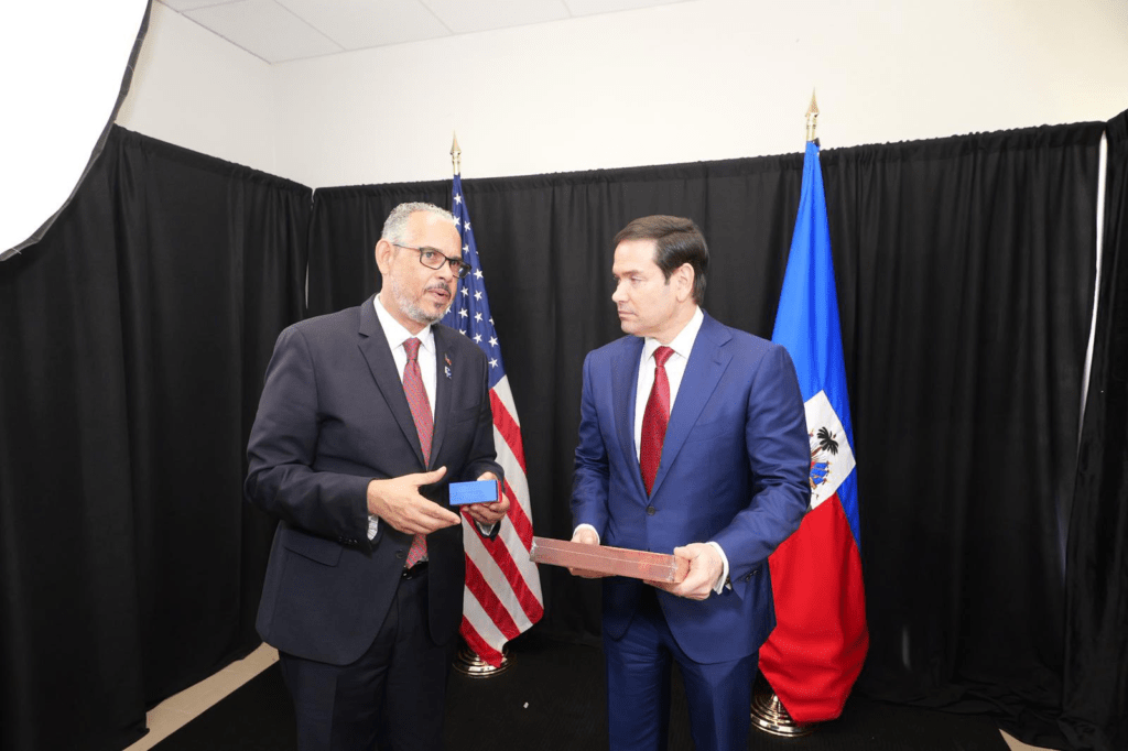 Le « pacte » au centre des discussions entre Rubio et le chef du gouvernement de doublure d’Haïti