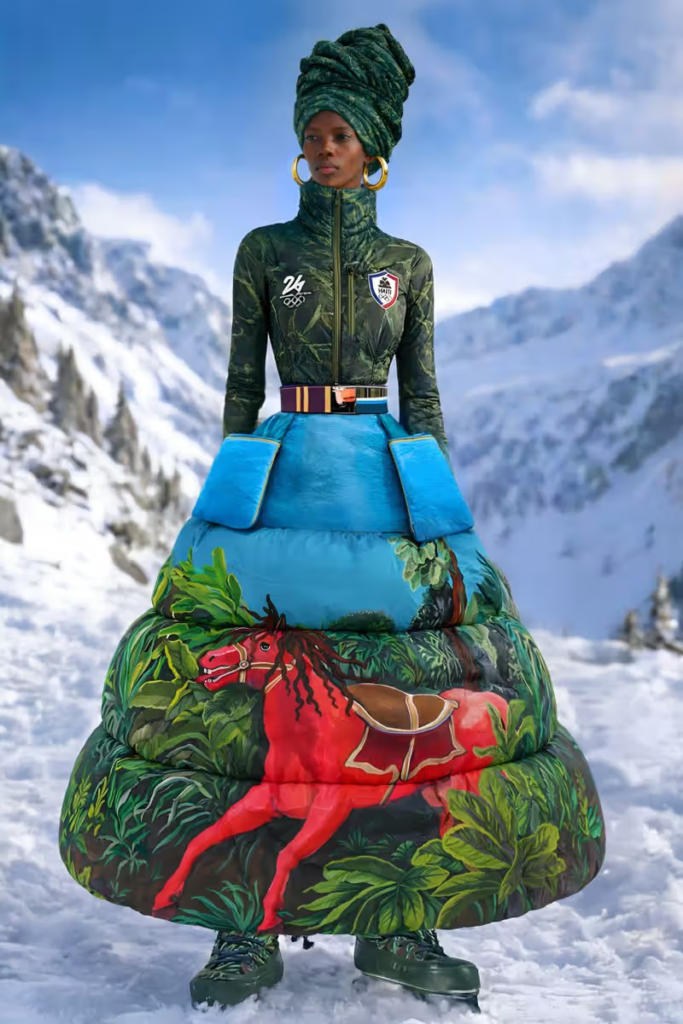 Sur la scène mondiale, Haïti triomphe aux Jeux d’hiver par le langage de la mode