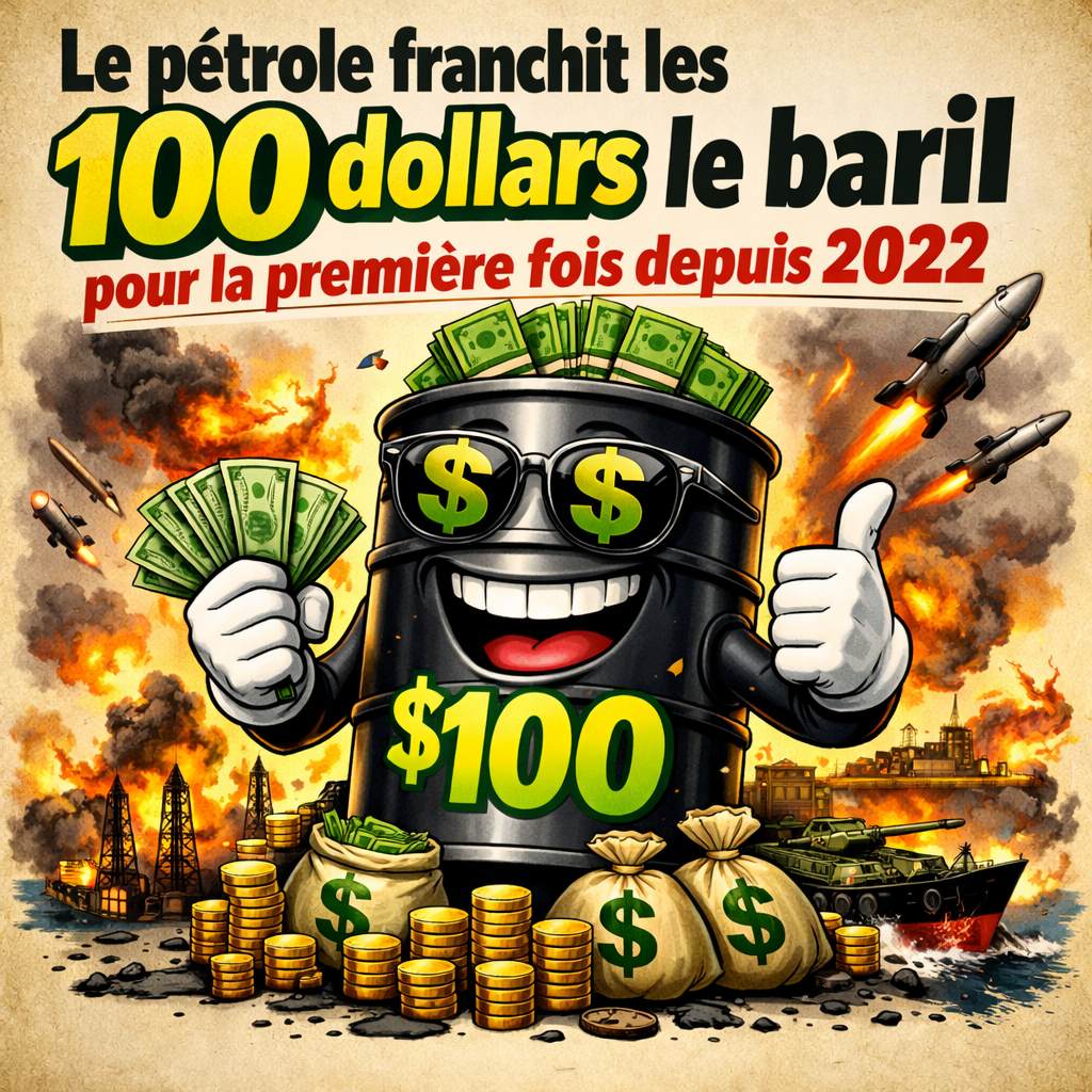 Le pétrole franchit les 100 dollars le baril pour la première fois depuis 2022