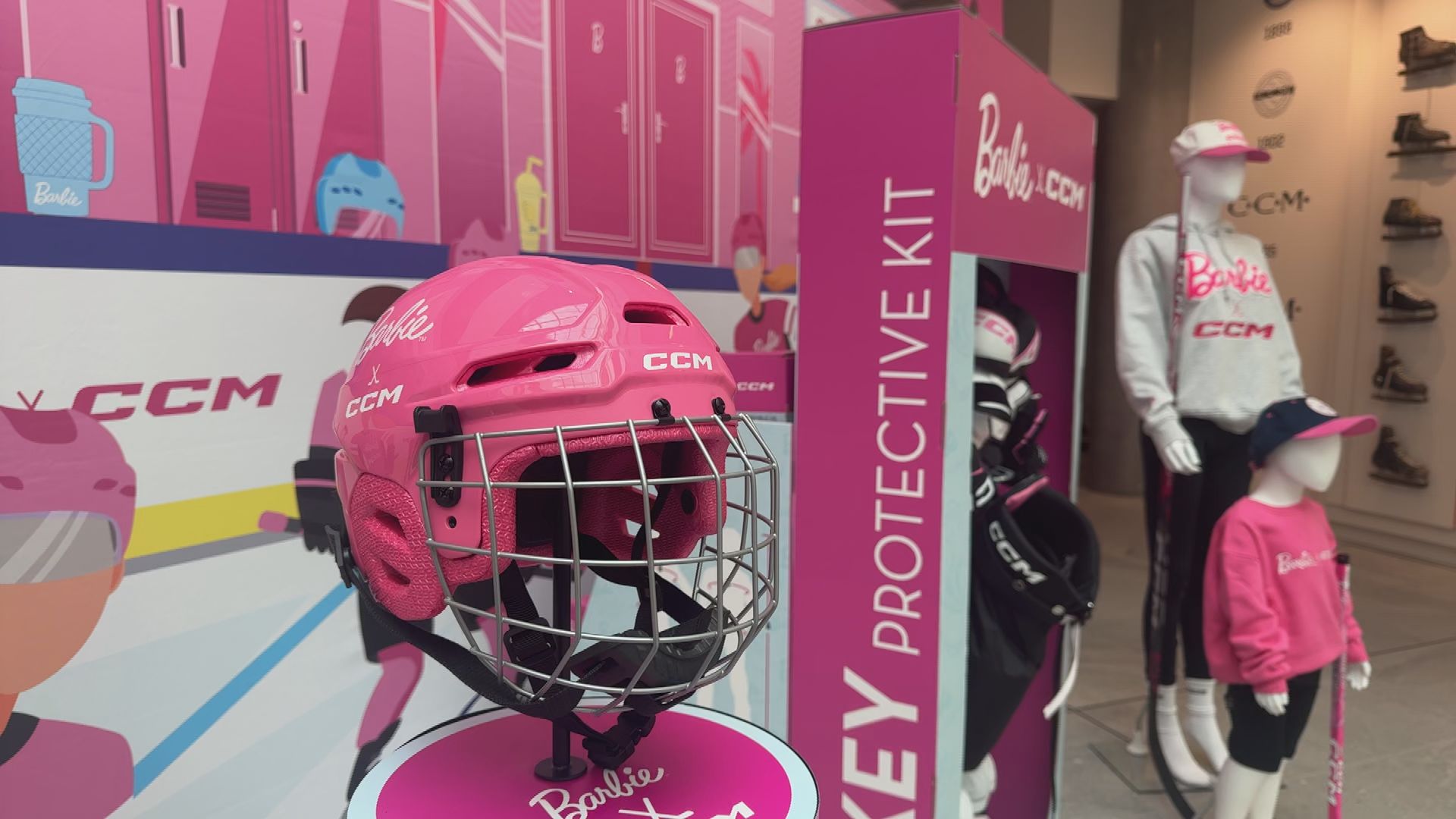 Will Barbie sportswear help attract more young girls to hockey?