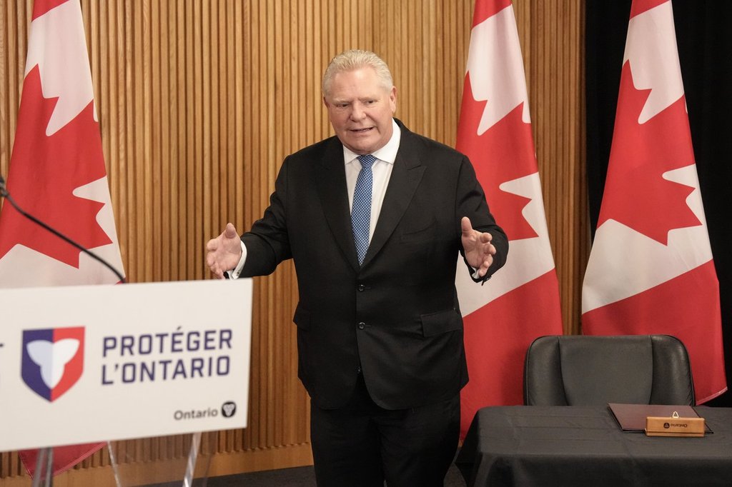 Ontario Premier Ford urges B.C., Quebec to drop EV sales targets