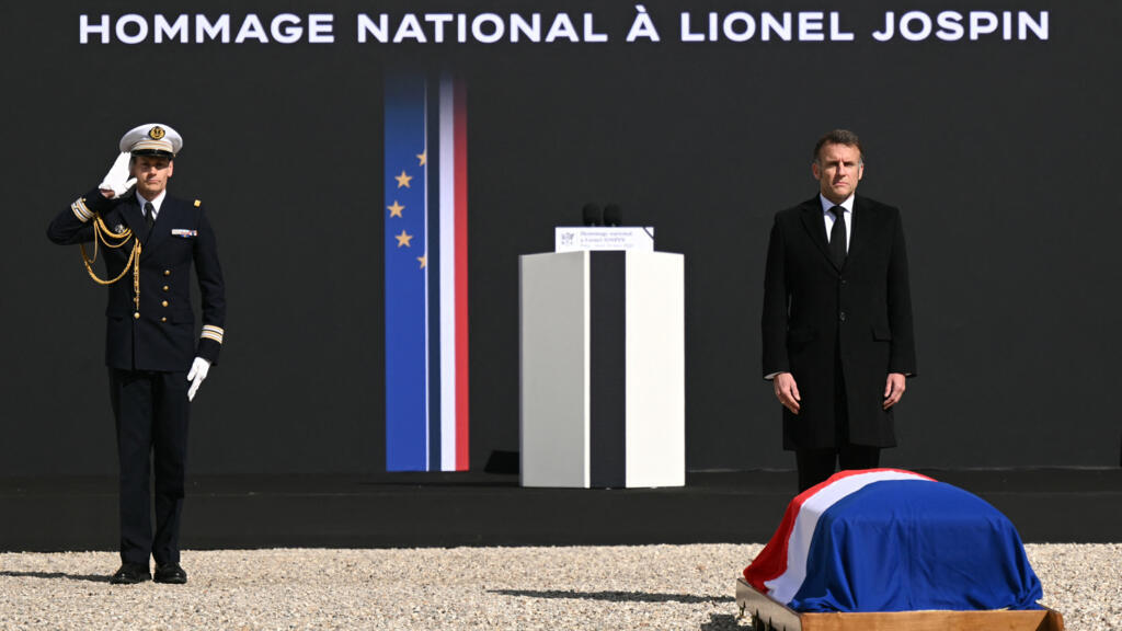 Macron leads national tribute to reformist ex-PM Lionel Jospin
