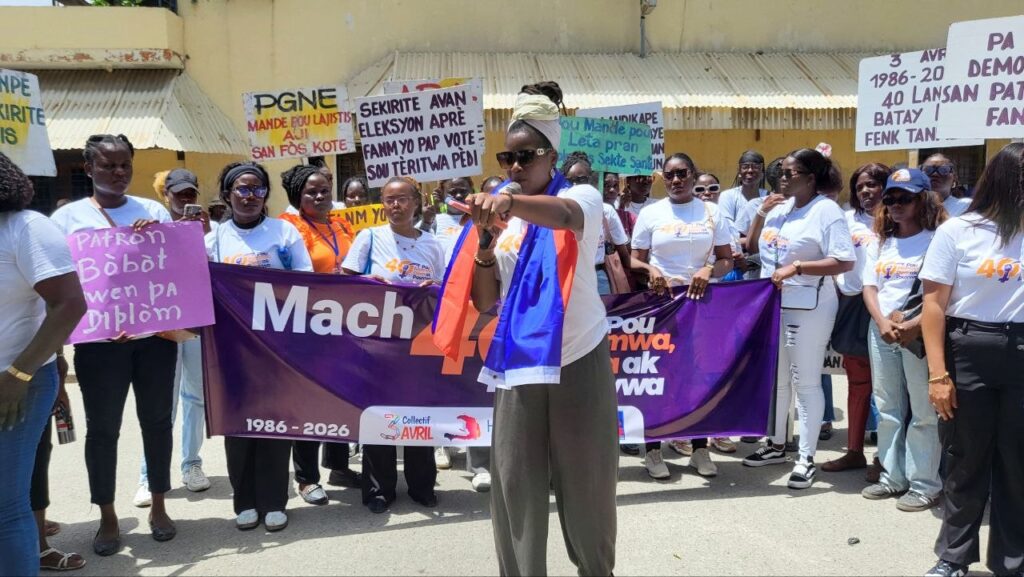 Cap-Haïtien : une marche pacifique pour célébrer 40 ans de luttes féministes en Haïti