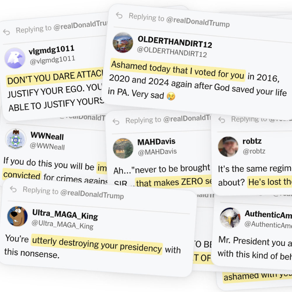 On Truth Social, Trump Supporters Fume About Iran War