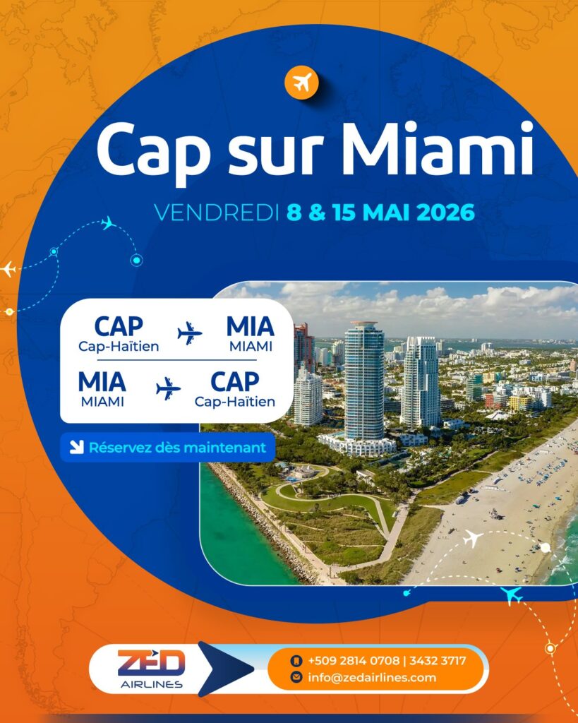 Haïti : Zed Airlines ouvre une nouvelle liaison vers Miami