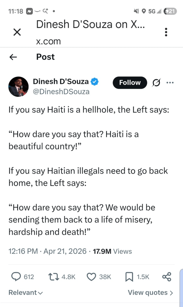 Haïti décrite comme un « hellhole » : un tweet validé par Elon Musk, pendant qu’Alix Fils-Aimé parade aux Etats-Unis