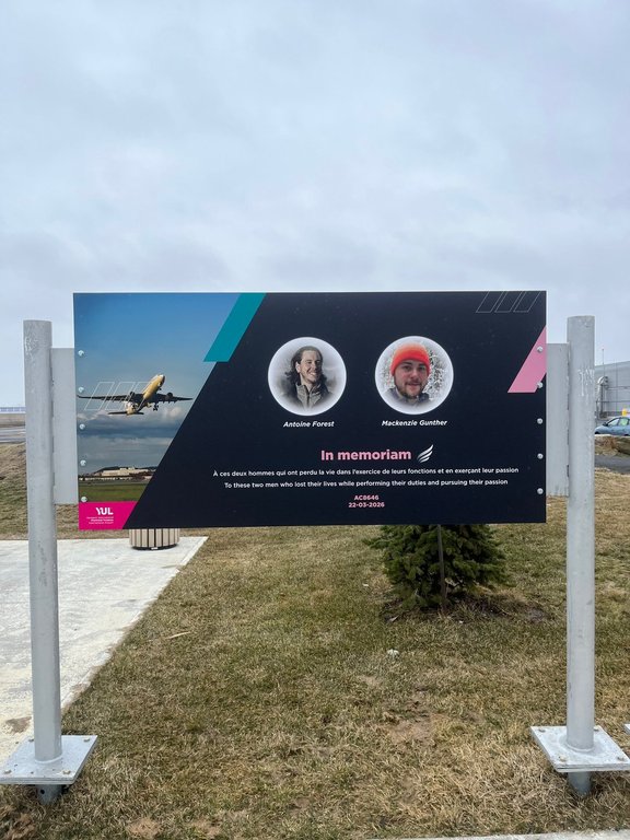Montreal airport sets up memorial for Air Canada pilots killed in LaGuardia crash