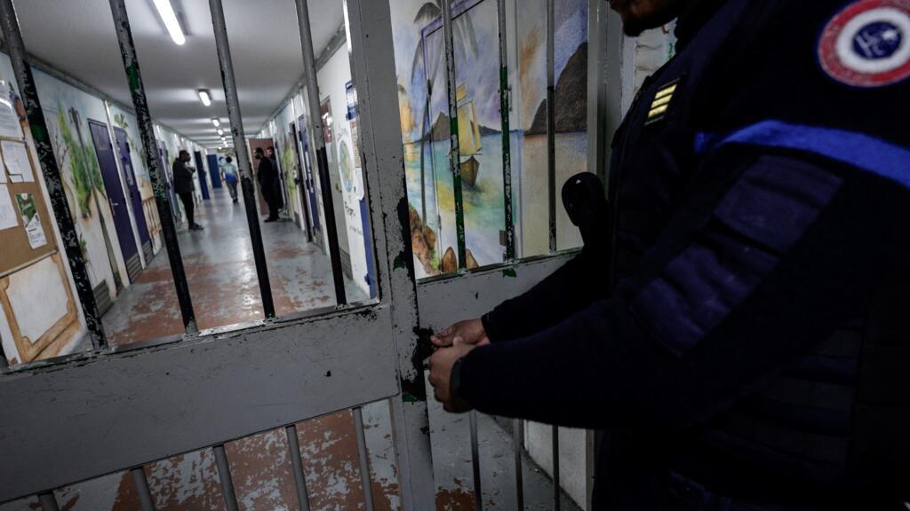 French prison guards call for strike action as overcrowding crisis deepens