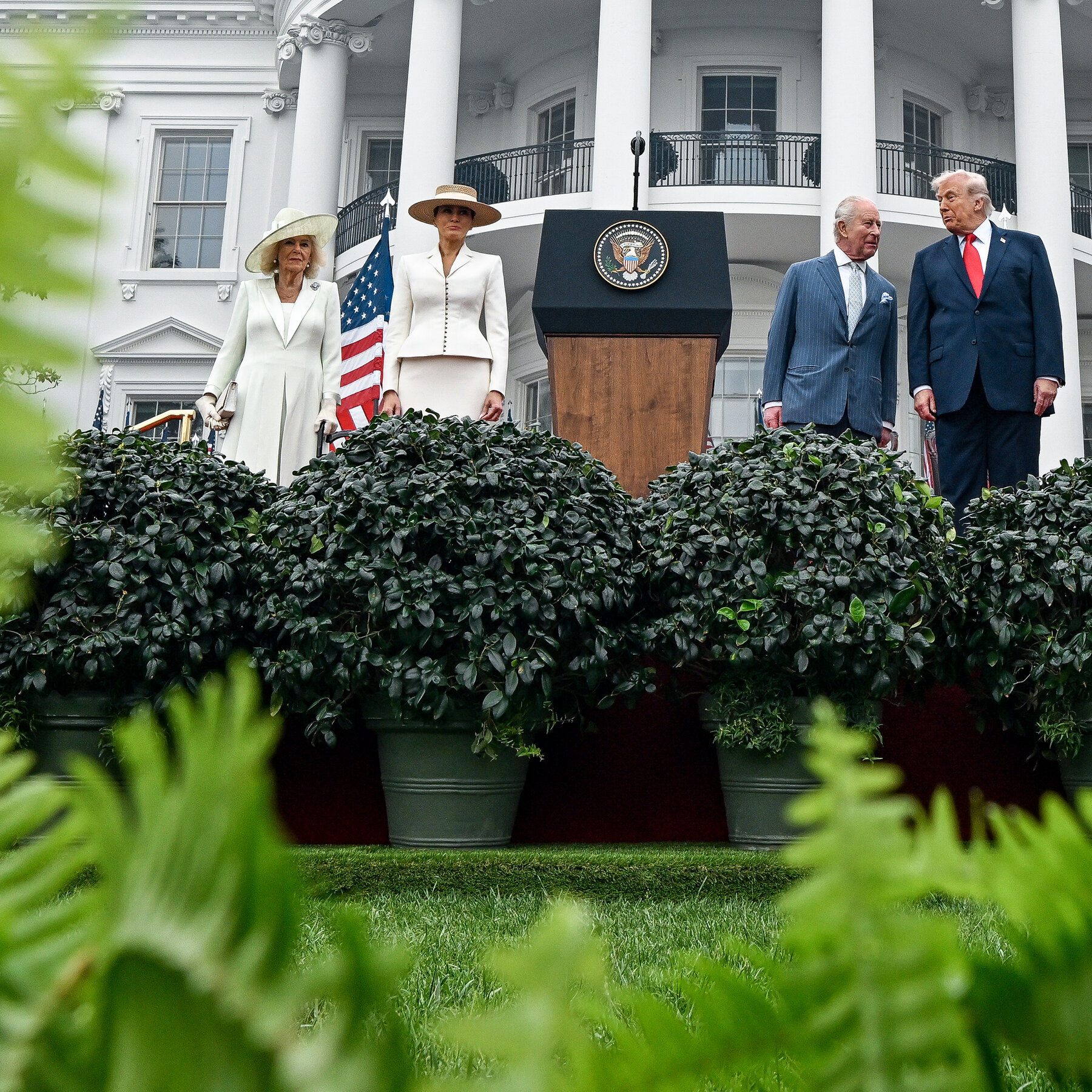 King Charles, Queen Camilla and the Trumps Trade Gifts