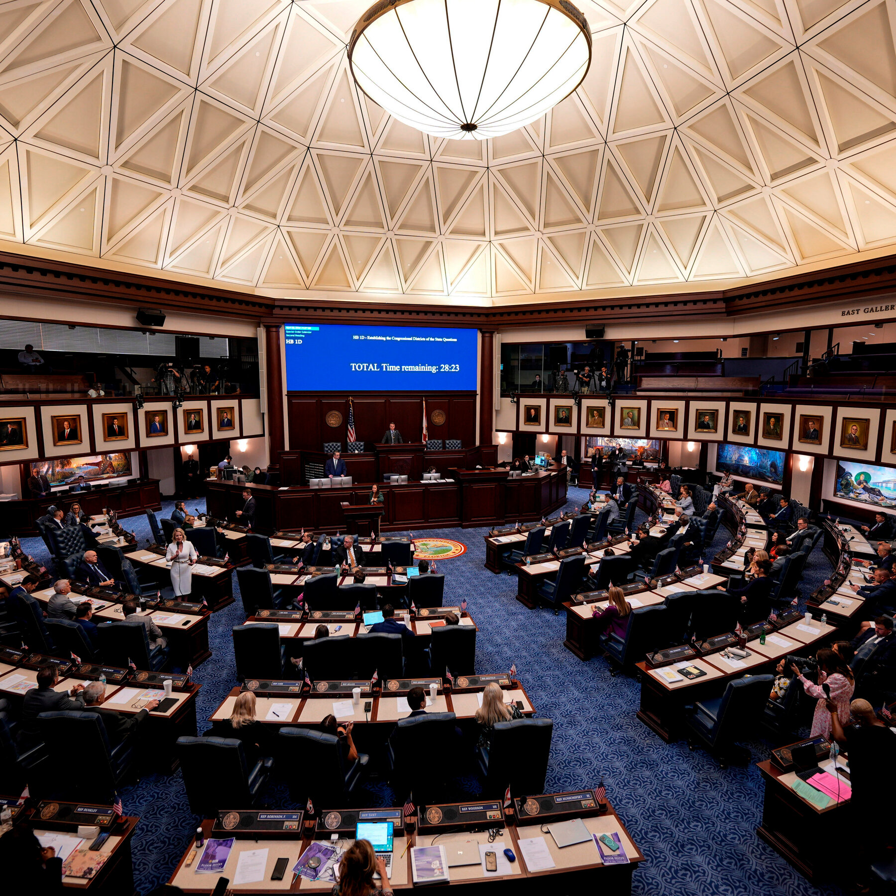 Florida House Approves New Congressional Map in Party-Line Vote