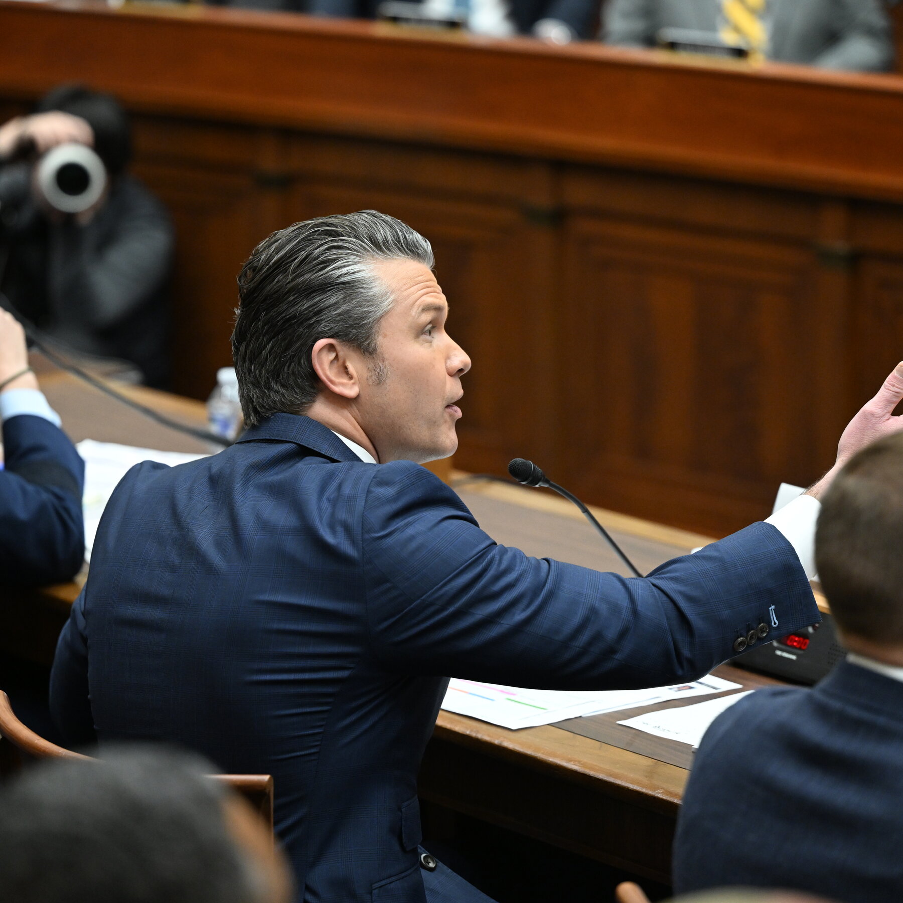 Hegseth Cites Falsehood to Defend His Firing of Senior Officers