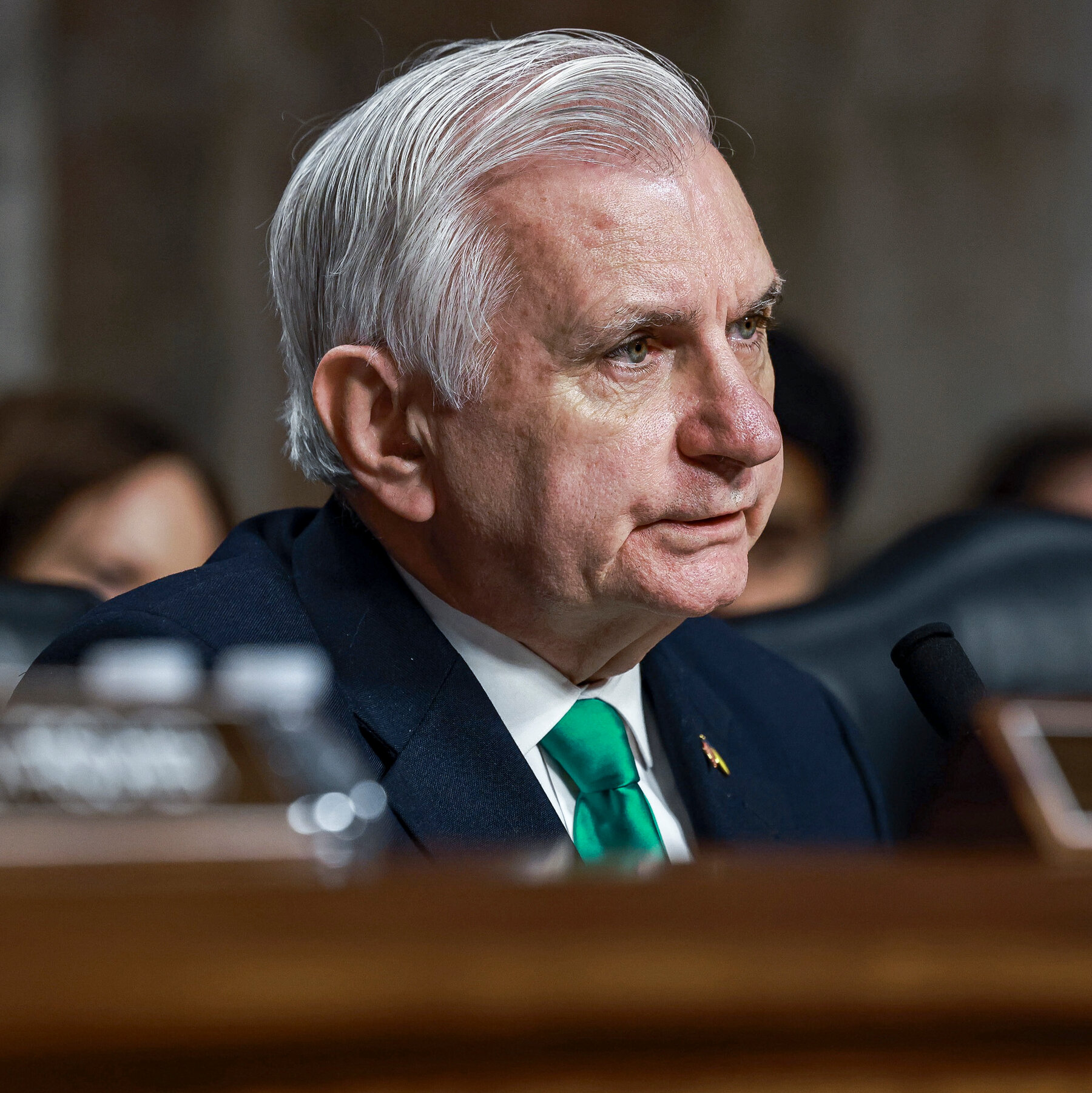 Senator Reed, a Democrat, attacks Hegseth right out of the gate.