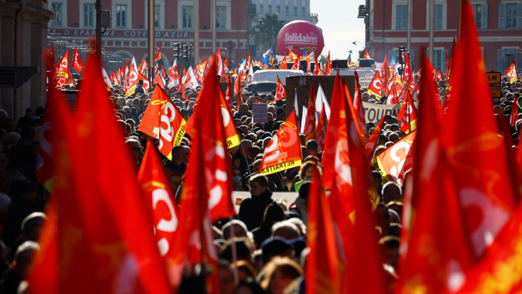 French unions rally on Labour Day to defend paid holiday rights