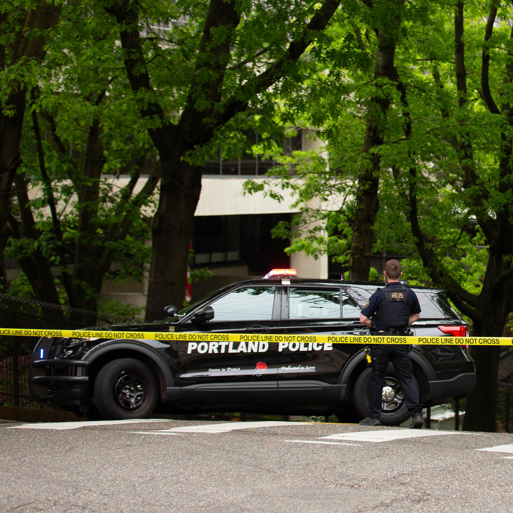 Car With Explosive Device Crashes Into Athletic Club in Portland, Ore.