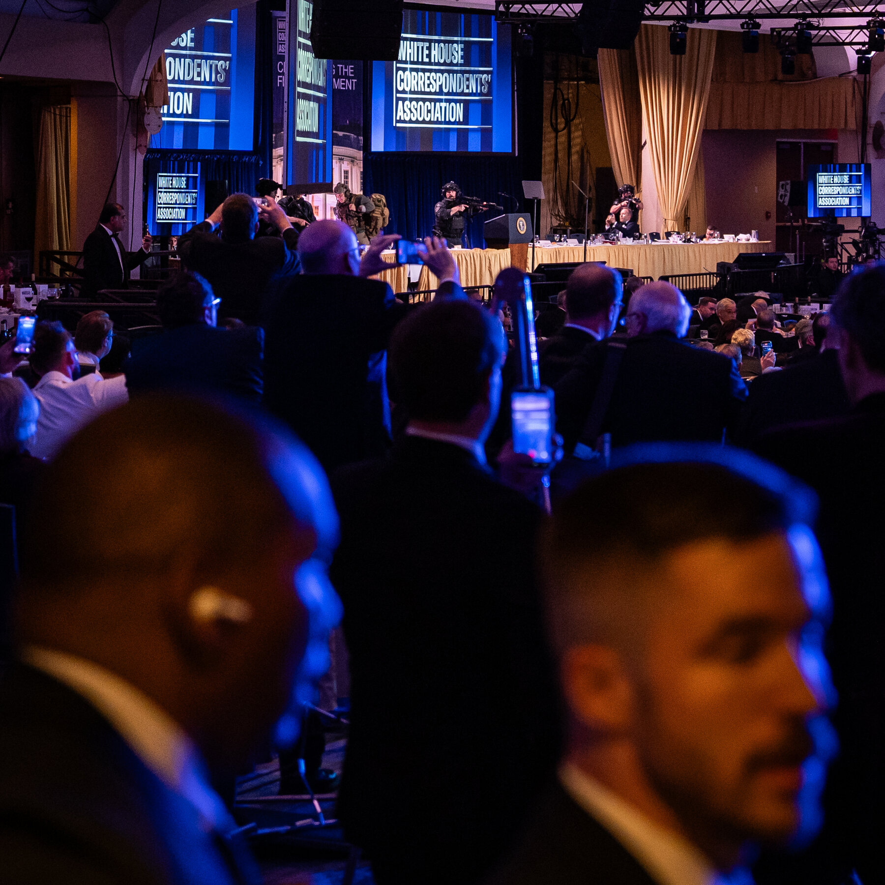 Man Accused of Attacking Press Gala Indicted on Four Charges