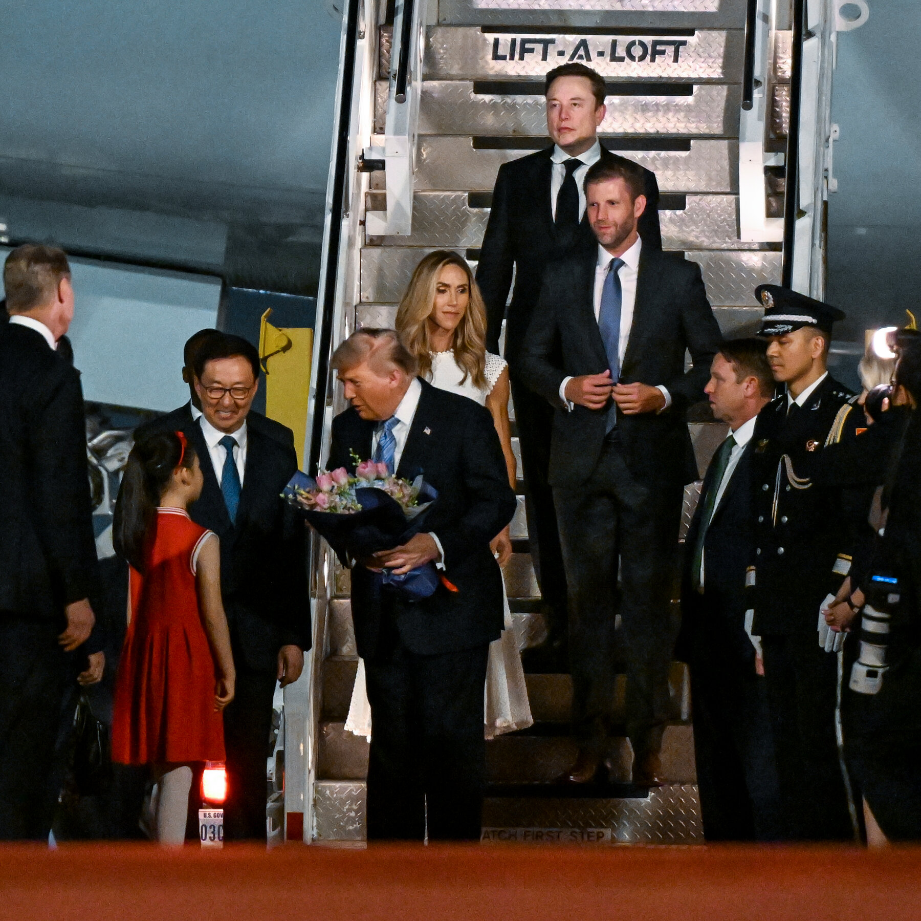 Eric Trump, Who Runs the Family Business, Hops Along on the Plane to China