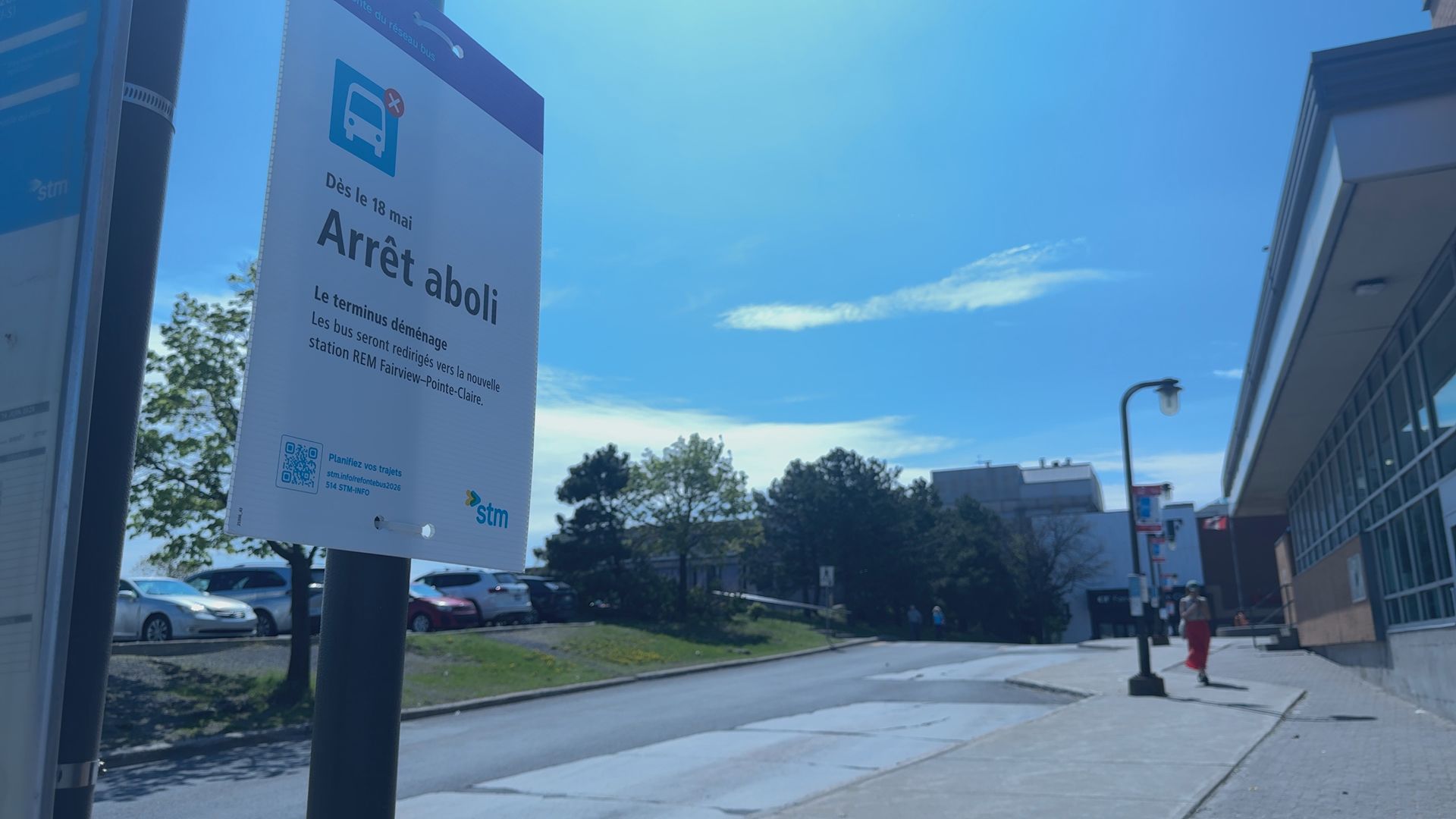 West Island commuters confused after Fairview bus terminal relocates