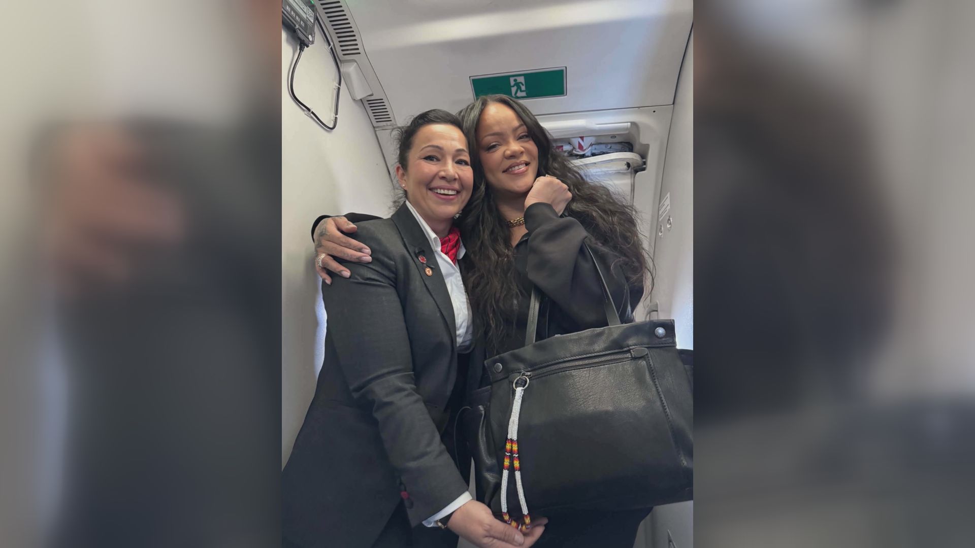 Rihanna thanks First Nations flight attendant for ‘very special’ gift